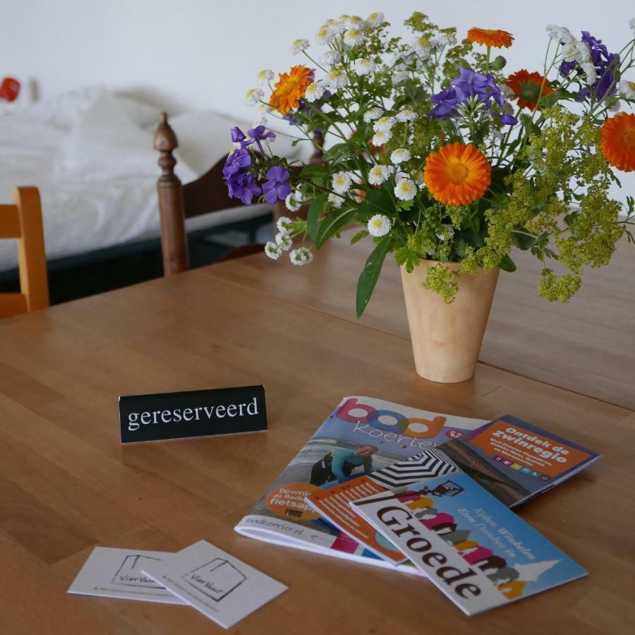Viervaart Studio Appartement Groede Kültér fotó